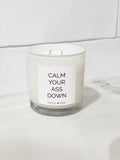 The original "keep calm" candle by Frolic and Sage
