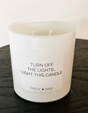 Frolic and Sage Candle Brand